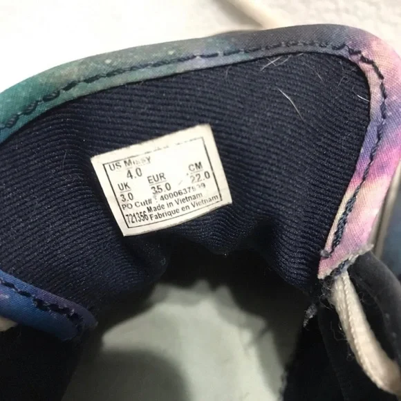 Galaxy Vans Sneakers • Size US Missy 4.0 • Preloved with wear - Picture 9 of 16